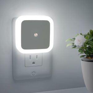 Smart Night Light Plug-in - Motion Sensor, Dusk to Dawn, LED Warm White