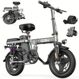 Uplee 500W Electric Bike for Adults - 15-20MPH Comfort Cruiser eBike, Full Suspension