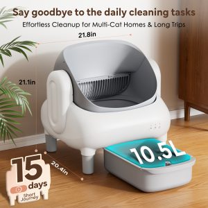 Self-cleaning cat litter box automatic APP control